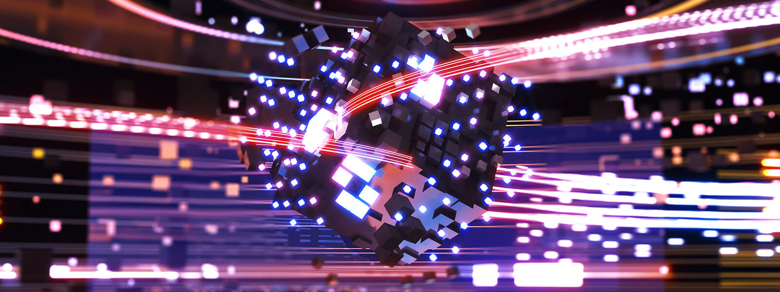 Abstract image of future technology concept - digital technology