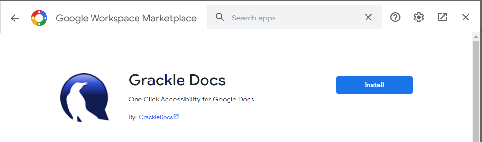 Install Grackle Docs