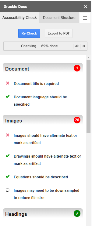 Grackle accessibility test
