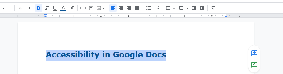 Style text
