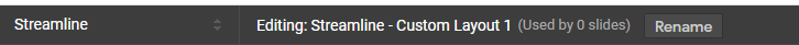 Rename custom layout