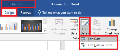 Edit chart data