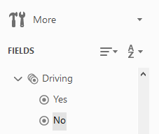 Radio buttons group