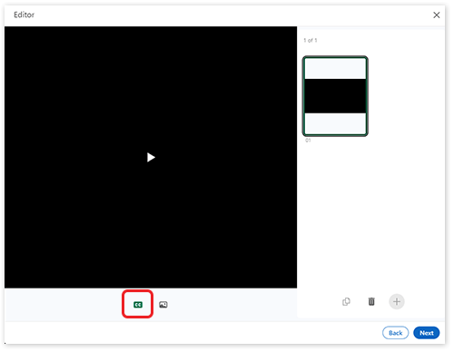 Video editor on a LinkedIn post. The 