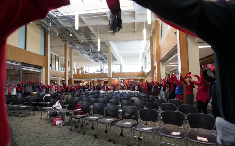 2019 Long Red Line event at ECC