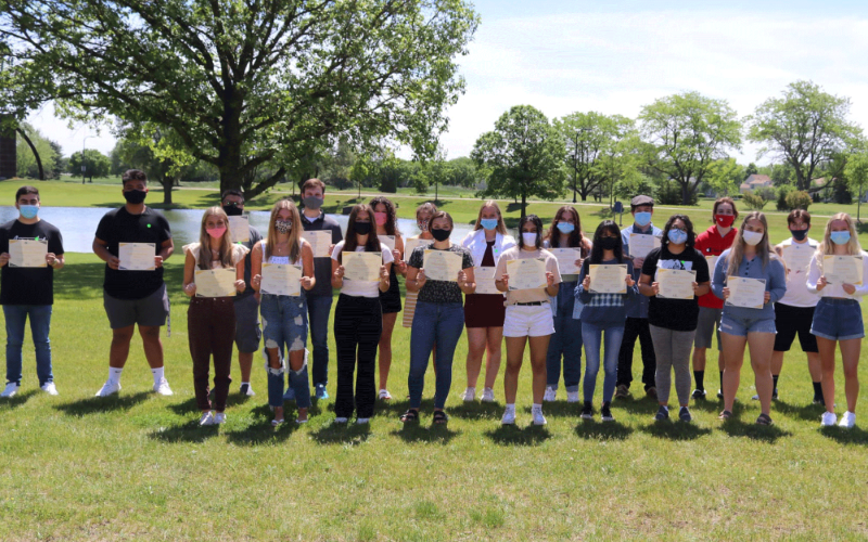 School District U-46's 2021 Dual Credit Graduate Recognition Ceremony at ECC.