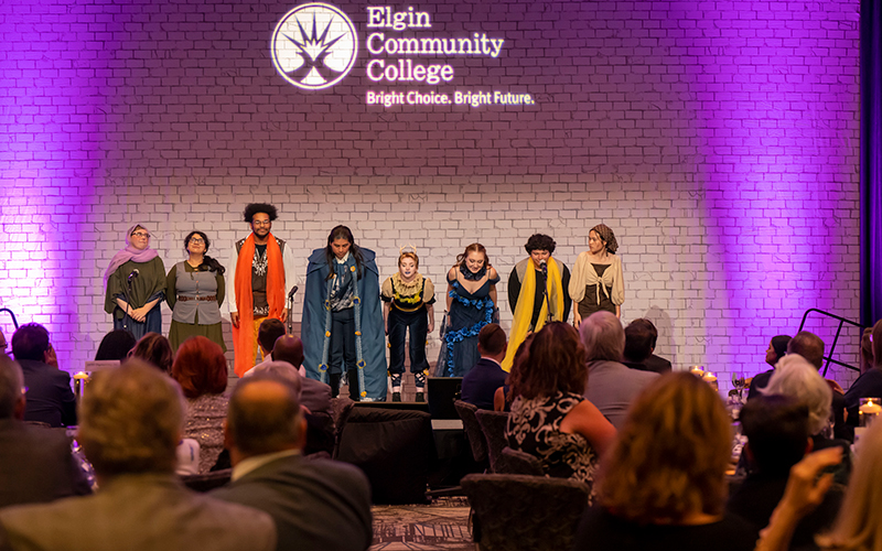 The ECC theatre department put on a short performance from the 2023 spring production of 