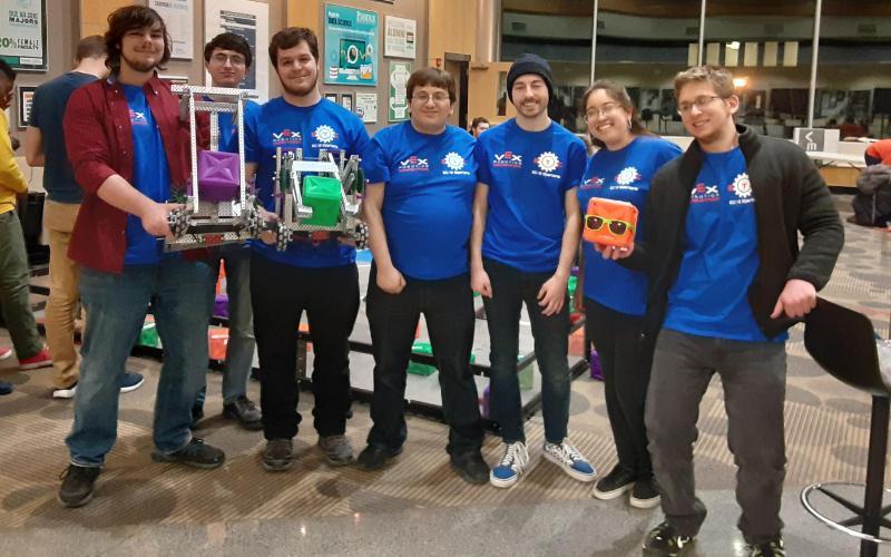 ETC students at VEX U Robotics Competition
