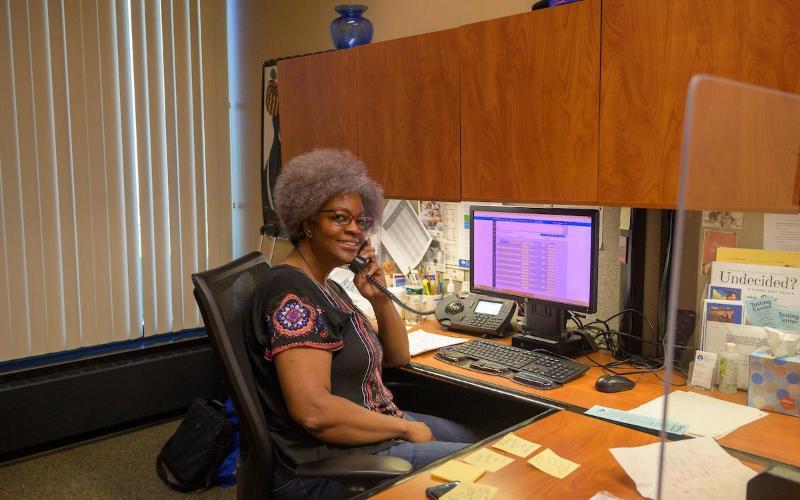 Recruitment Coordinator Shirley Bell.