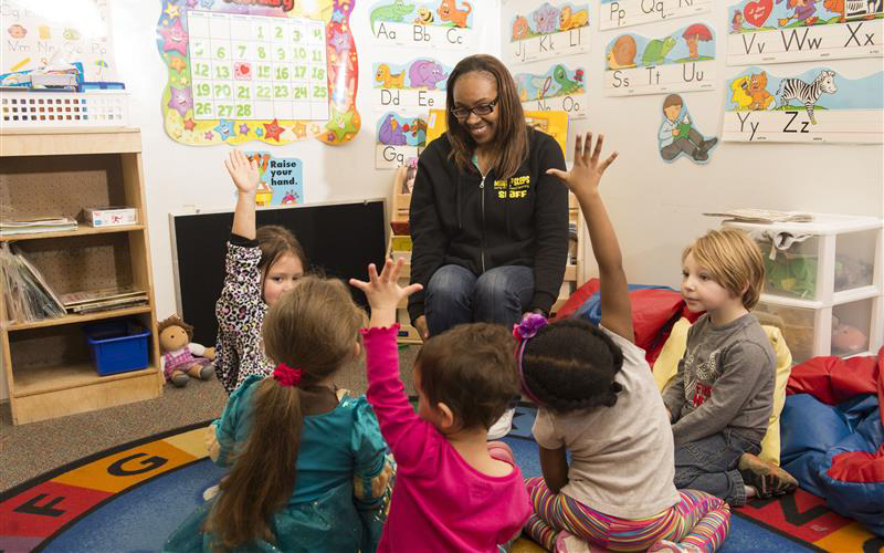 An ECC Early Childhood Lab School Class