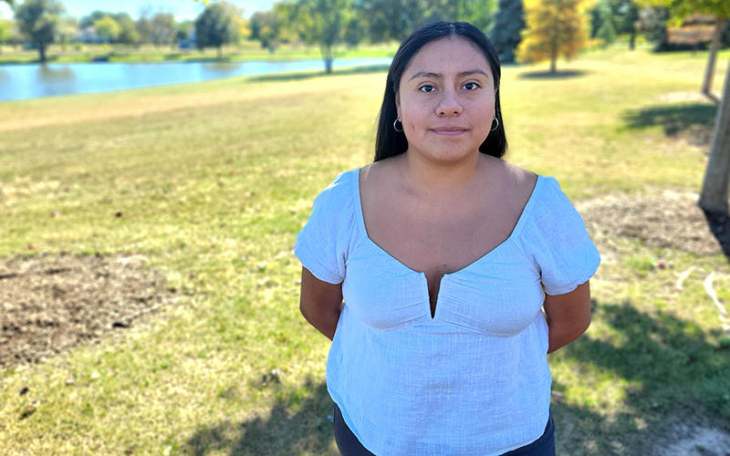 ECC student Leslie Galvan