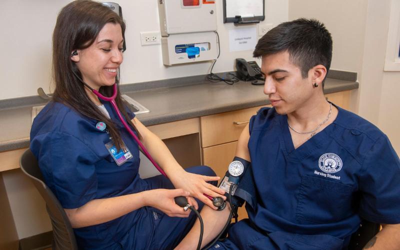 ECC students in the Medical Assisting program