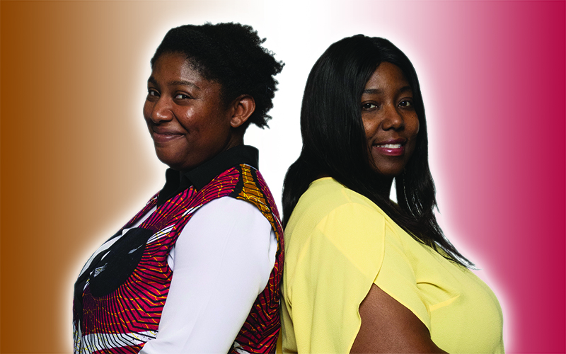 Chasity Gunn, instructor of English, and LaTasha DeHaan, PhD, assistant professor of history and political science