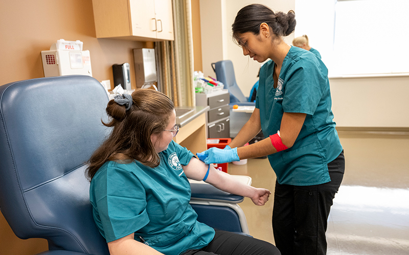 ECC Phlebotomy Students