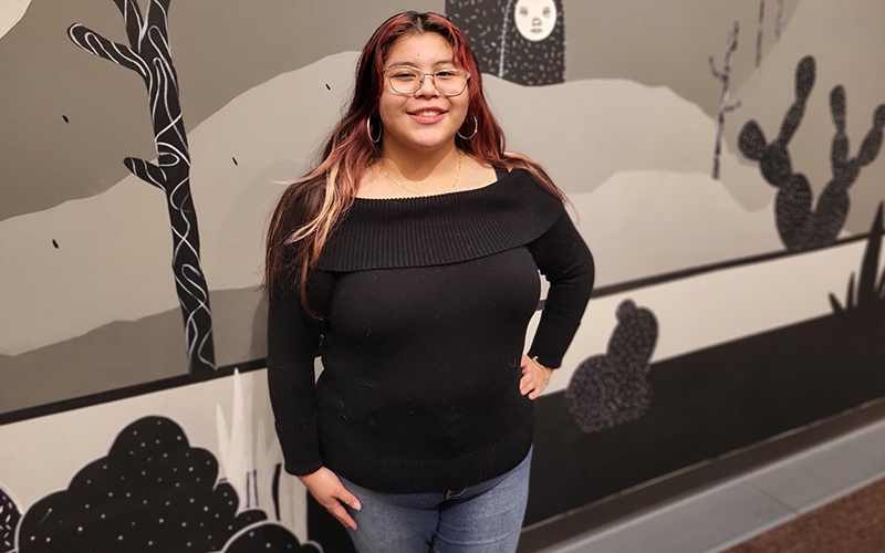 ECC student America Ocampo