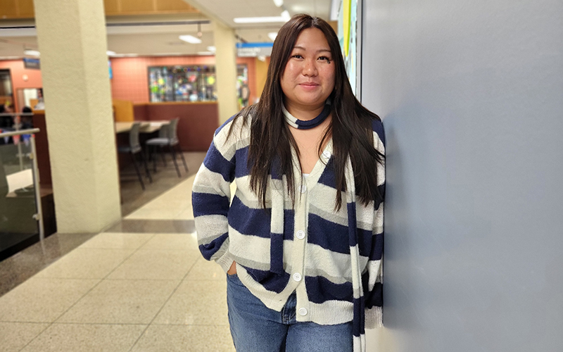 Elgin Community College student Audree Khotisene