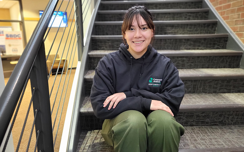 Elgin Community College student Brianna Farmer