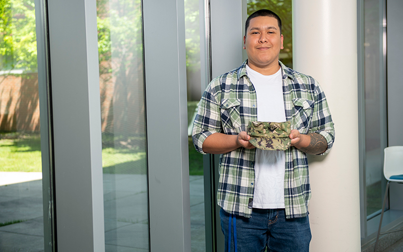 Elgin Community College Spring 2024 Graduate Christopher Ferrusca Nava
