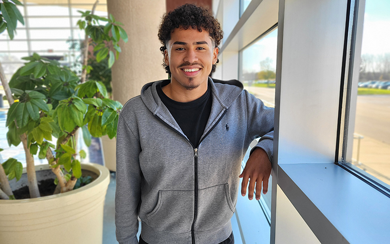 ECC student-athlete Christian Escobedo