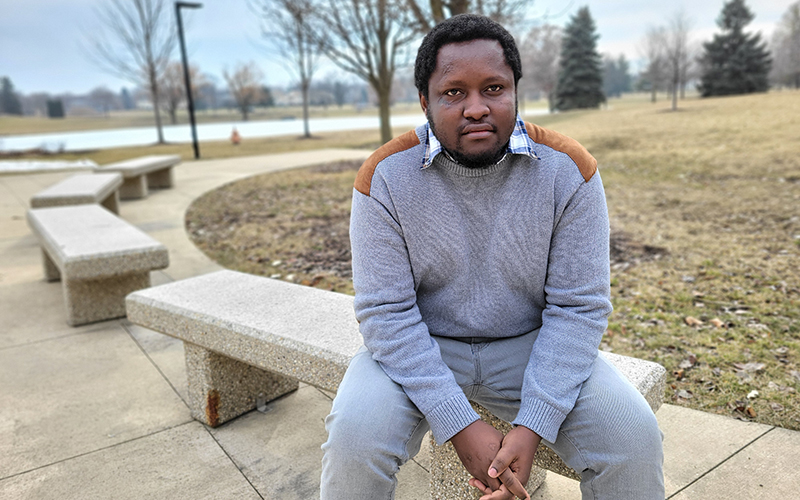 Innocent Ngalewa, ECC international student