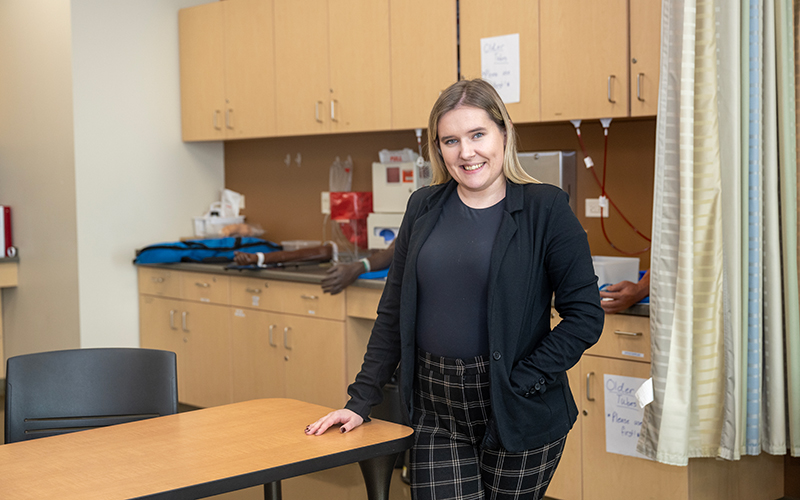 Jillian Janicki, director of phlebotomy