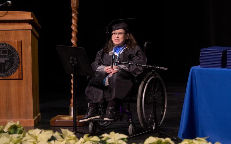 December 2020 Graduate Kori Stoll.