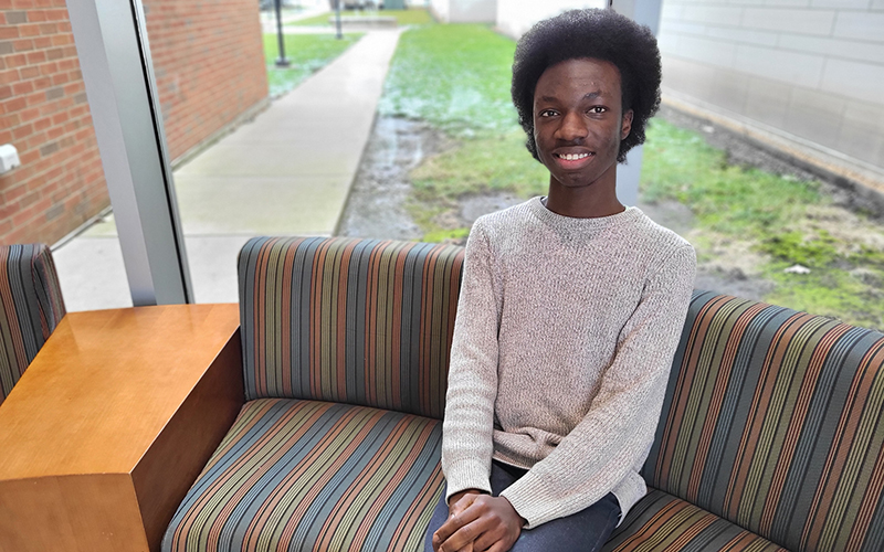 ECC student Lesley Kwarteng