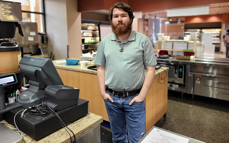 ECC student Michael Hall