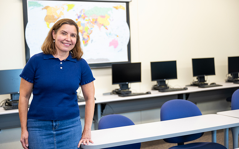 Sarah Burkhart, assistant professor of English as a second language