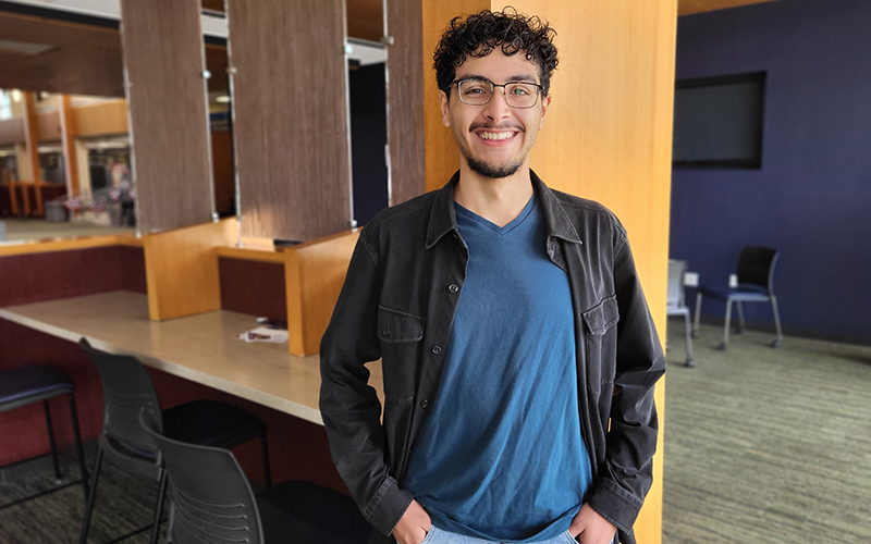 ECC student body president Seth Hernandez