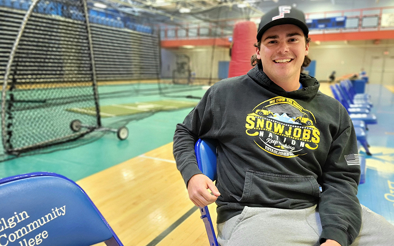 ECC student-athlete Ty Sierpien