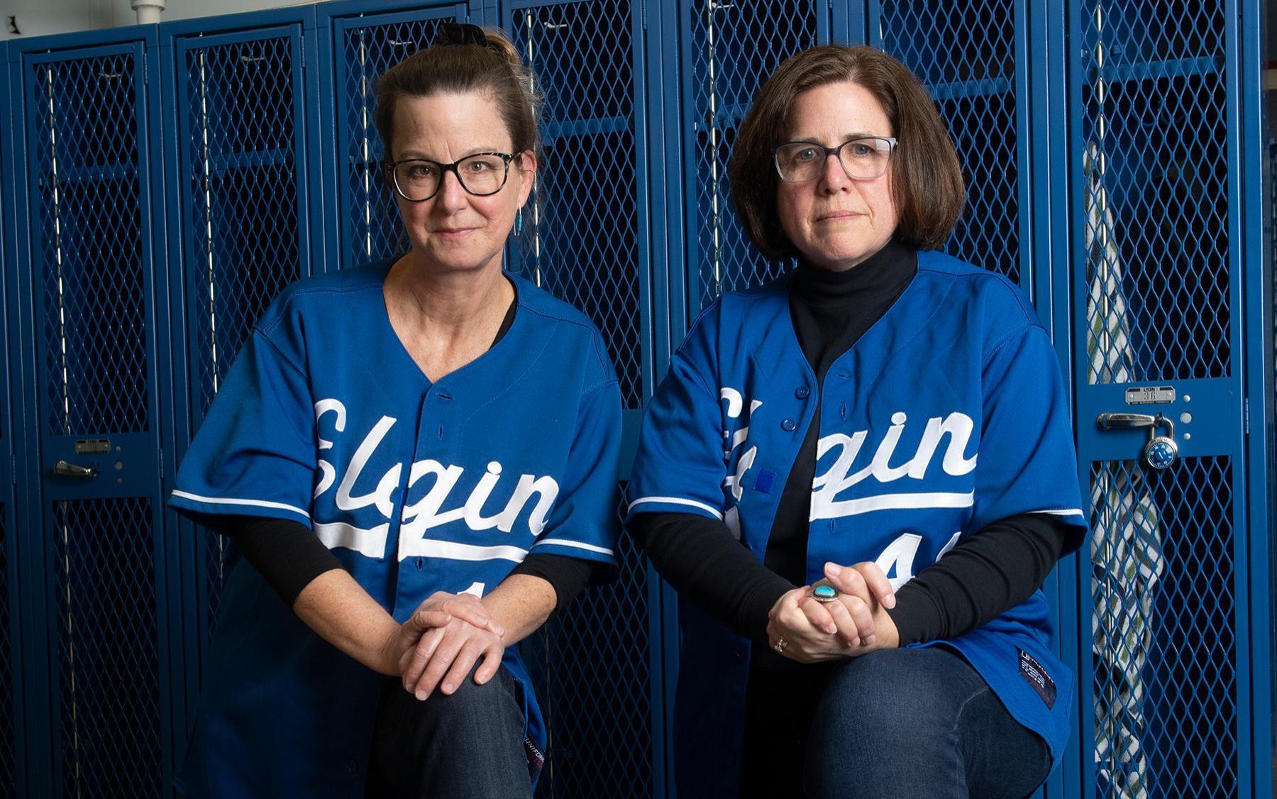 Alison Douglas, Ed.D., professor of English, and Colleen Stribling, Ed.D., professor of English as a Second Language (ESL)