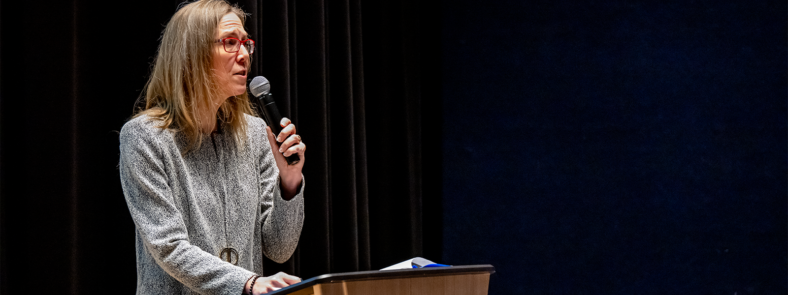 Dr. Peggy Heinric at convocation