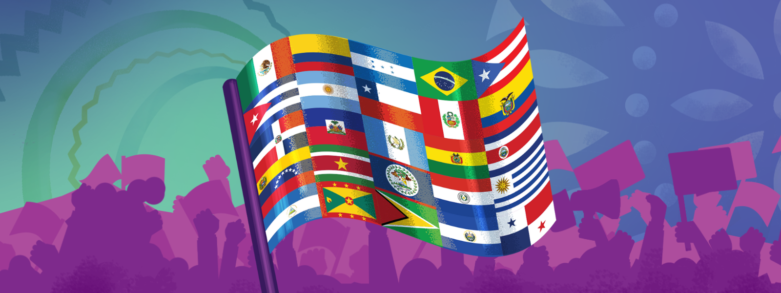 Latinx flags