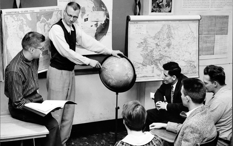 ECC classroom in the 1960s