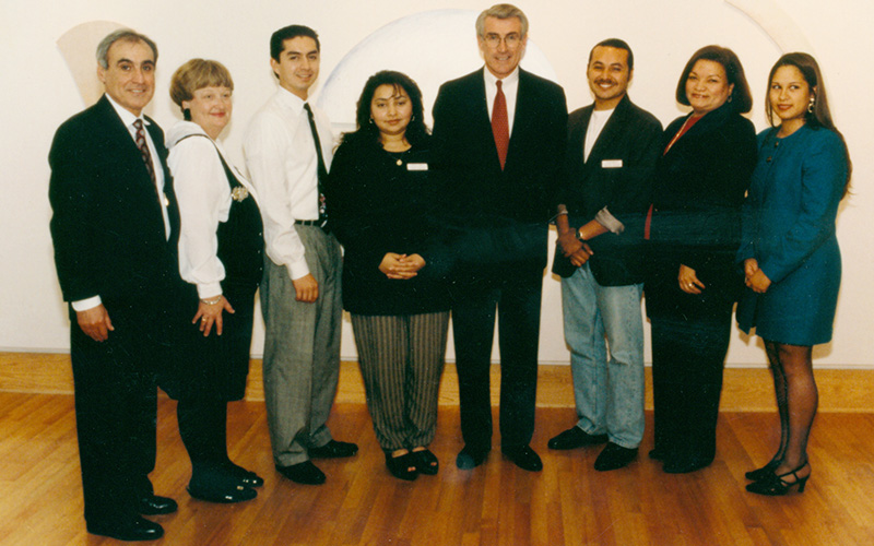 Illinois Governor Jim Edgar visits ECC